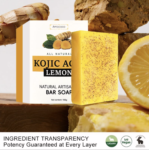 Turmeric & Lemon Kojic Acid Handmade Soap